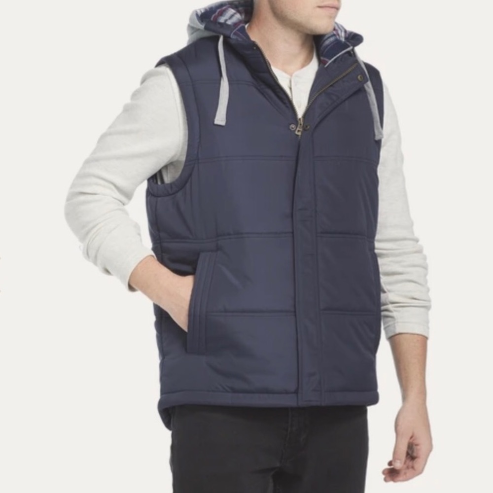 Weatherproof Vintage black quilted vest